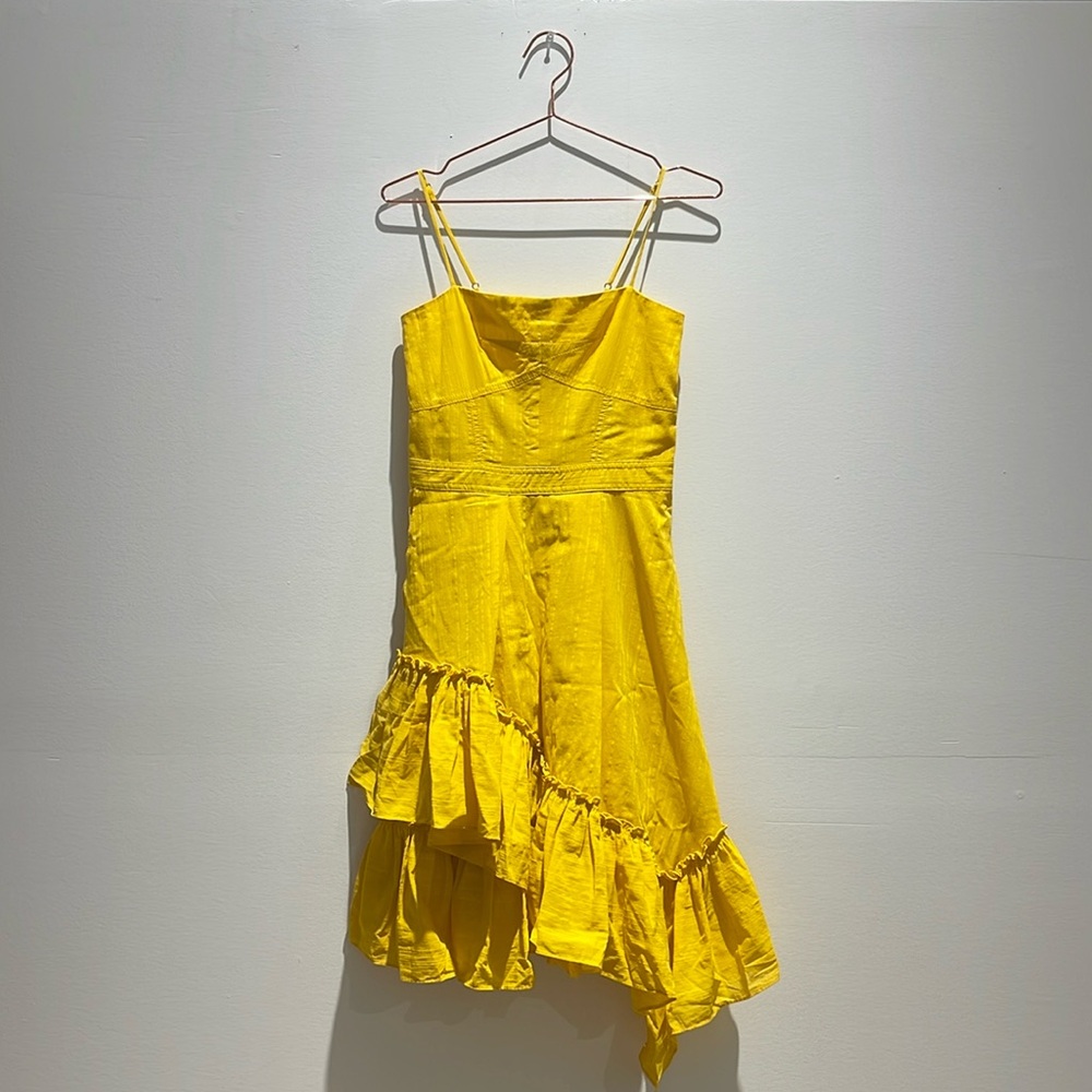 NWT-Derek Lam 10 Crosby Yellow Dress New w Tag